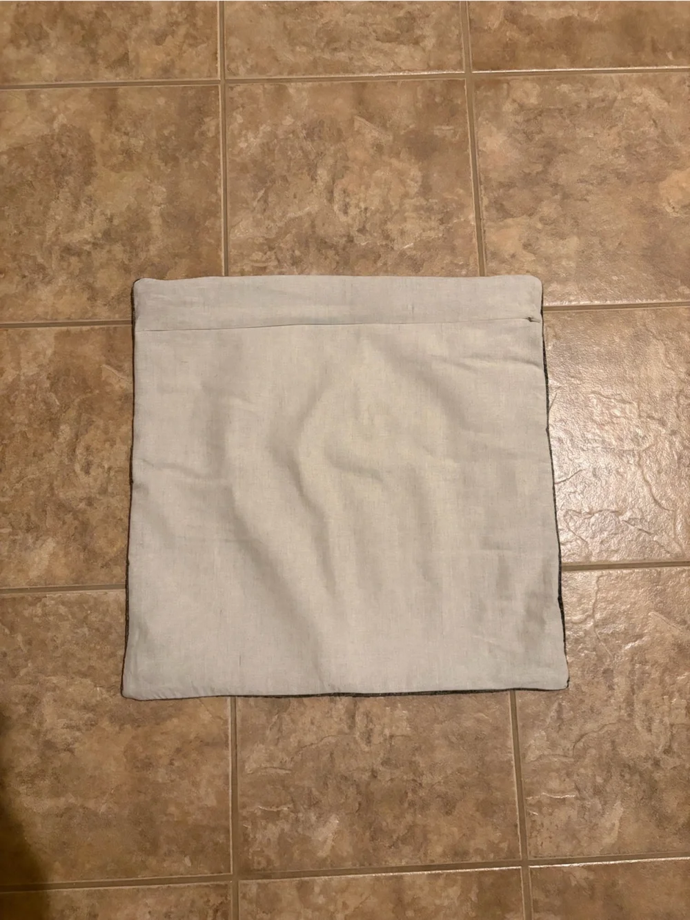 Pottery Barn Textured Chenille Pillow Cover,  Olive Green, 22”, LIKE NEW